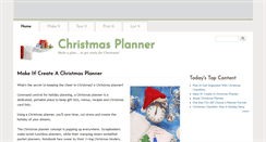 Desktop Screenshot of christmasplanner.com